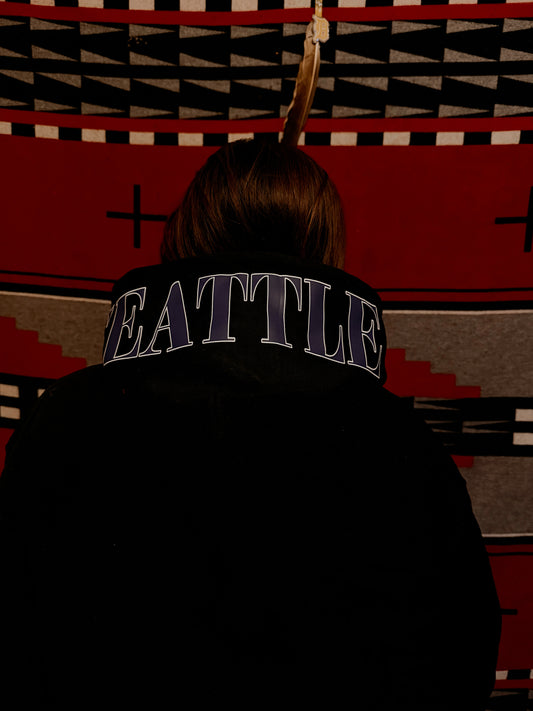 "Coast Salish Seahawk" Sweater