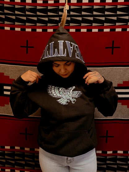 "Coast Salish Seahawk" Sweater