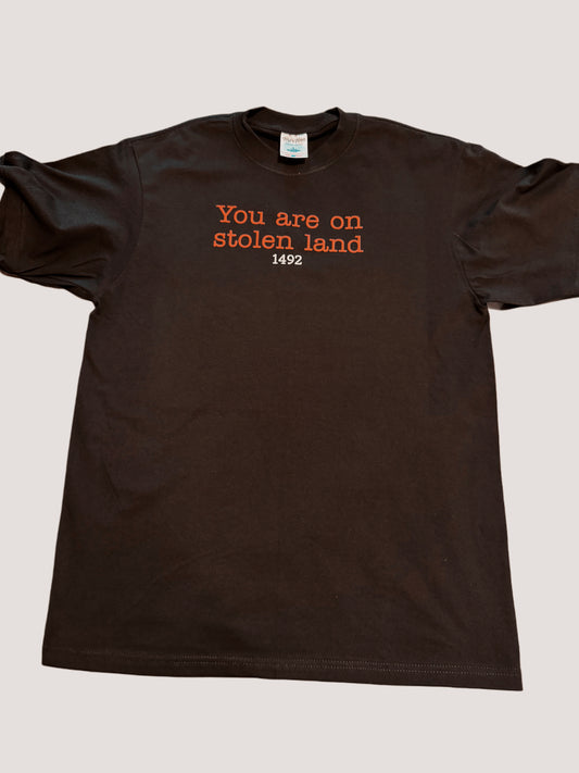 You are on stolen land tee