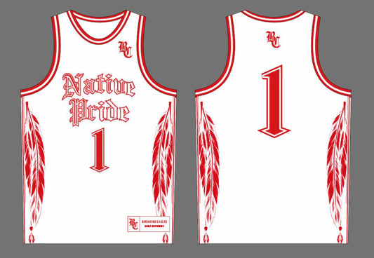 White Native Pride Jersey